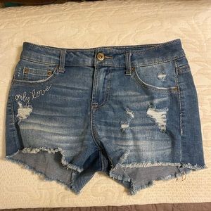True Craft jean shorts, denim, size 3